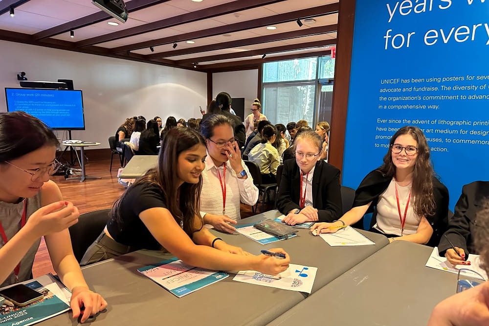 BIS Hanoi Student Ambassadors Attend NAE UNICEF Summit 2023 in New York | British International School Hanoi - Carousel For News Detail
