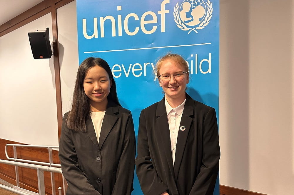 Học sinh BIS Hà Nội tham dự Hội nghị Thượng đỉnh NAE-UNICEF 2023 tại New York | Trường Quốc tế Anh Hà Nội - BIS Hanoi Student Ambassadors Attend NAE UNICEF Summit 2023 in New York
