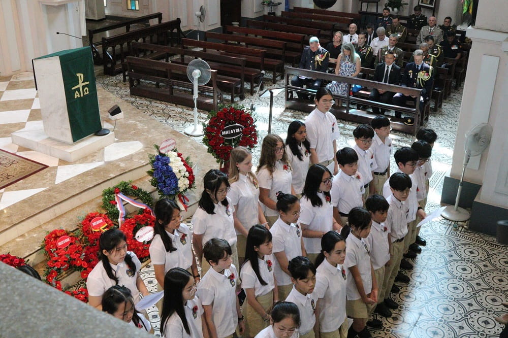 BIS Hanoi Secondary Choir Honours UK Remembrance Service at Cua Bac Church | British International School Hanoi-BIS Hanoi Secondary Choir Honours UK Remembrance Service at Cua Bac Church-Secondary Choir Remembrance Service | BIS Hanoi