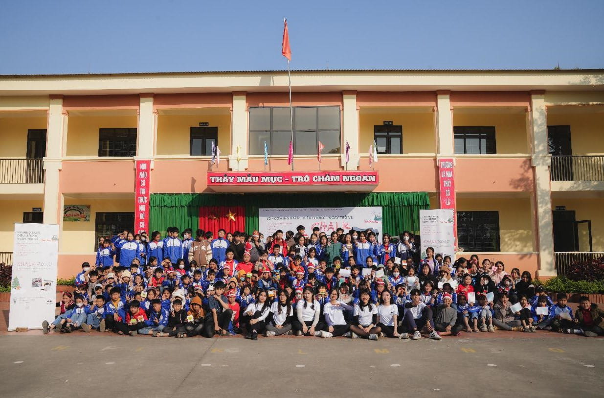 student-led social impact project Chalk Road by BIS Hanoi students