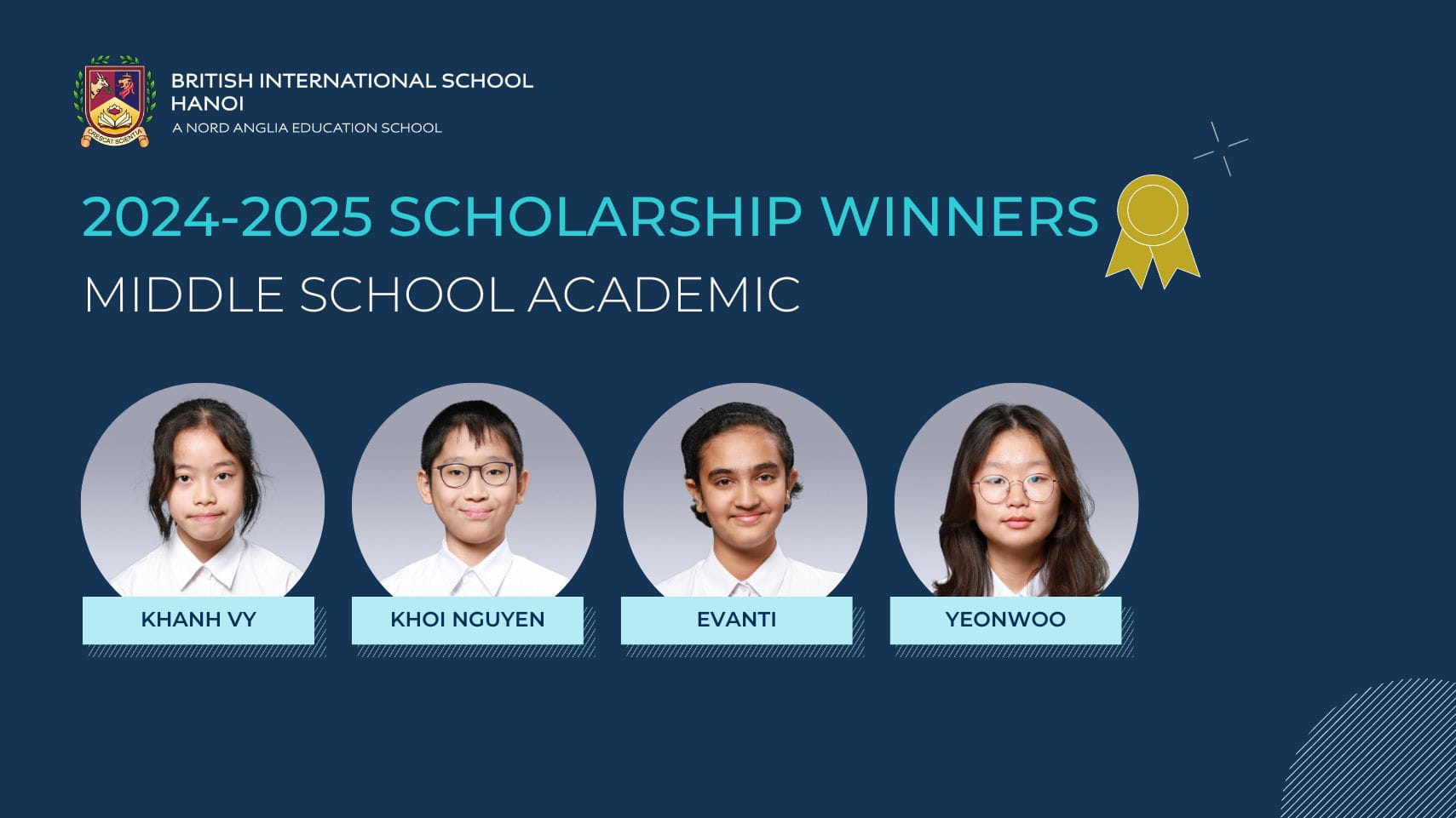 BIS Hanoi scholarship result 2024-2025