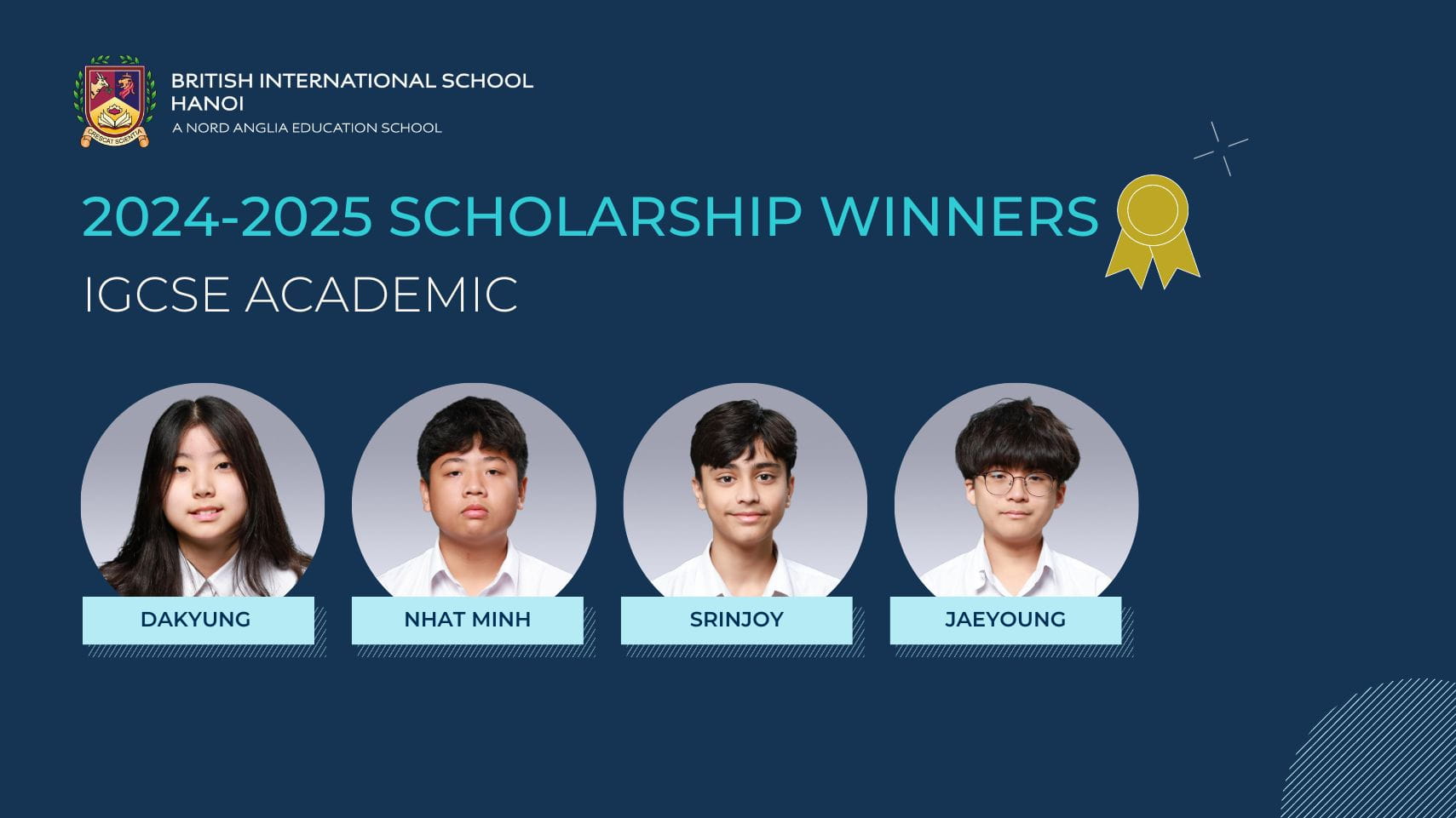 BIS Hanoi scholarship result 2024-2025