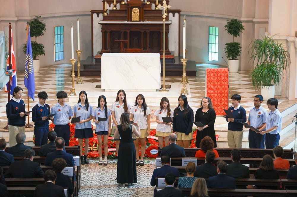 BIS Hanoi Secondary Choir performs at UK and Commonwealth Remembrance Service at Cua Bac Church | British International School - BIS Hanoi Secondary Choir performs at UK and Commonwealth Remembrance Service at Cua Bac Church