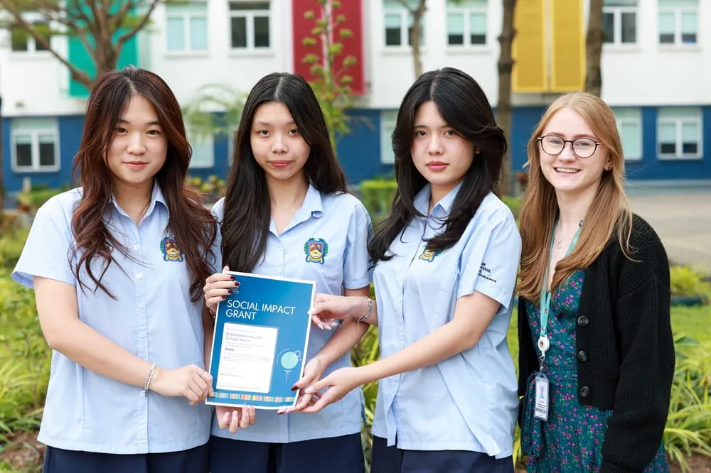 BIS Hanoi receives funding for student-led social impact project to drive positive change for students with disabilities in Vietnam - BIS Hanoi receives funding for student-led social impact project