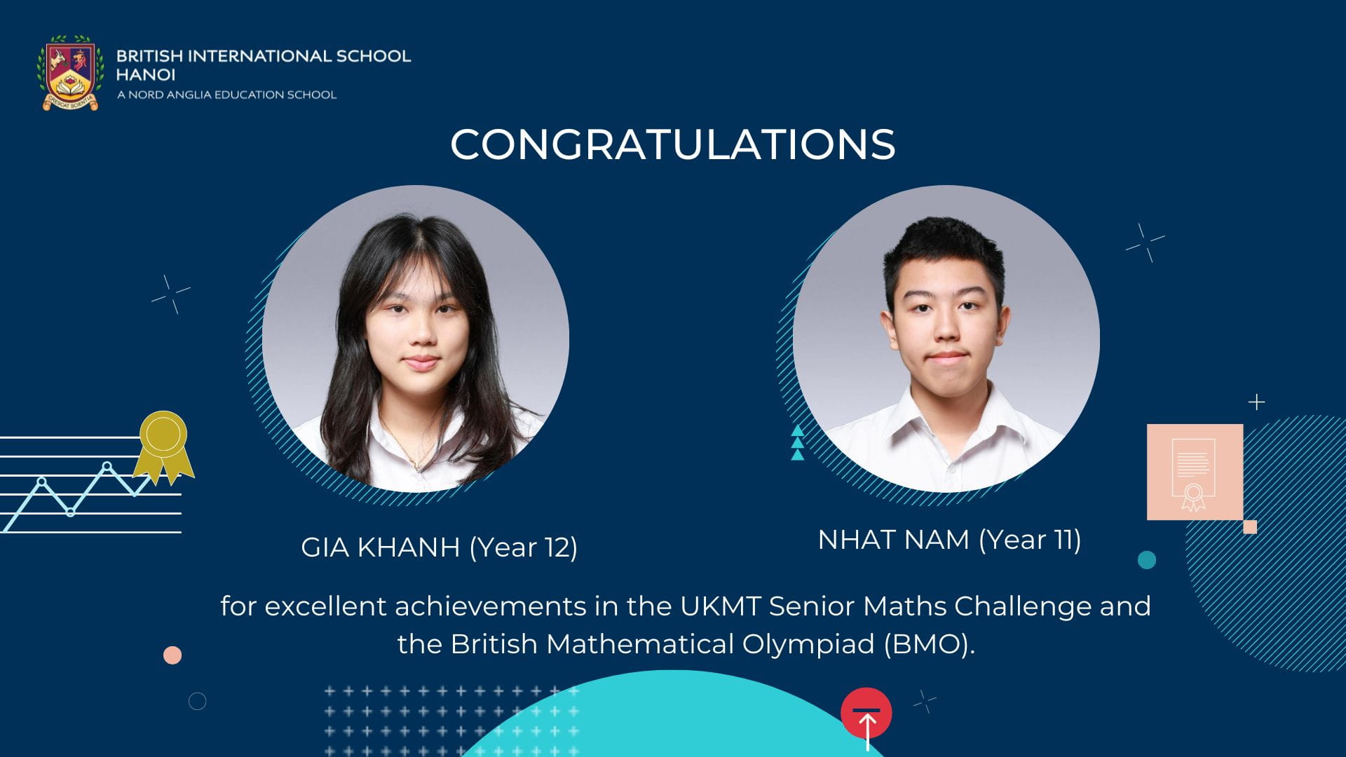 BIS Hanoi students excel in the prestigious UKMT Senior Mathematical Challenge | British International School in Hanoi - BIS Hanoi students excel in prestigious UKMT senior maths challenge