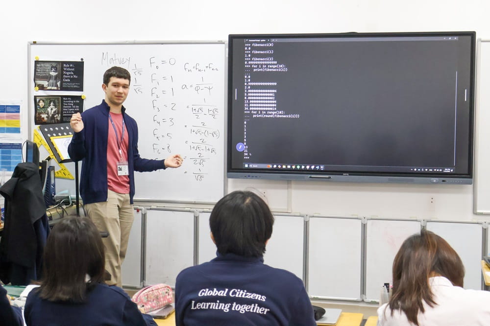 Celebrating a week with our MIT visitors: Anh and Matvey inspire BIS Hanoi | British International School Hanoi - MIT students visit 1