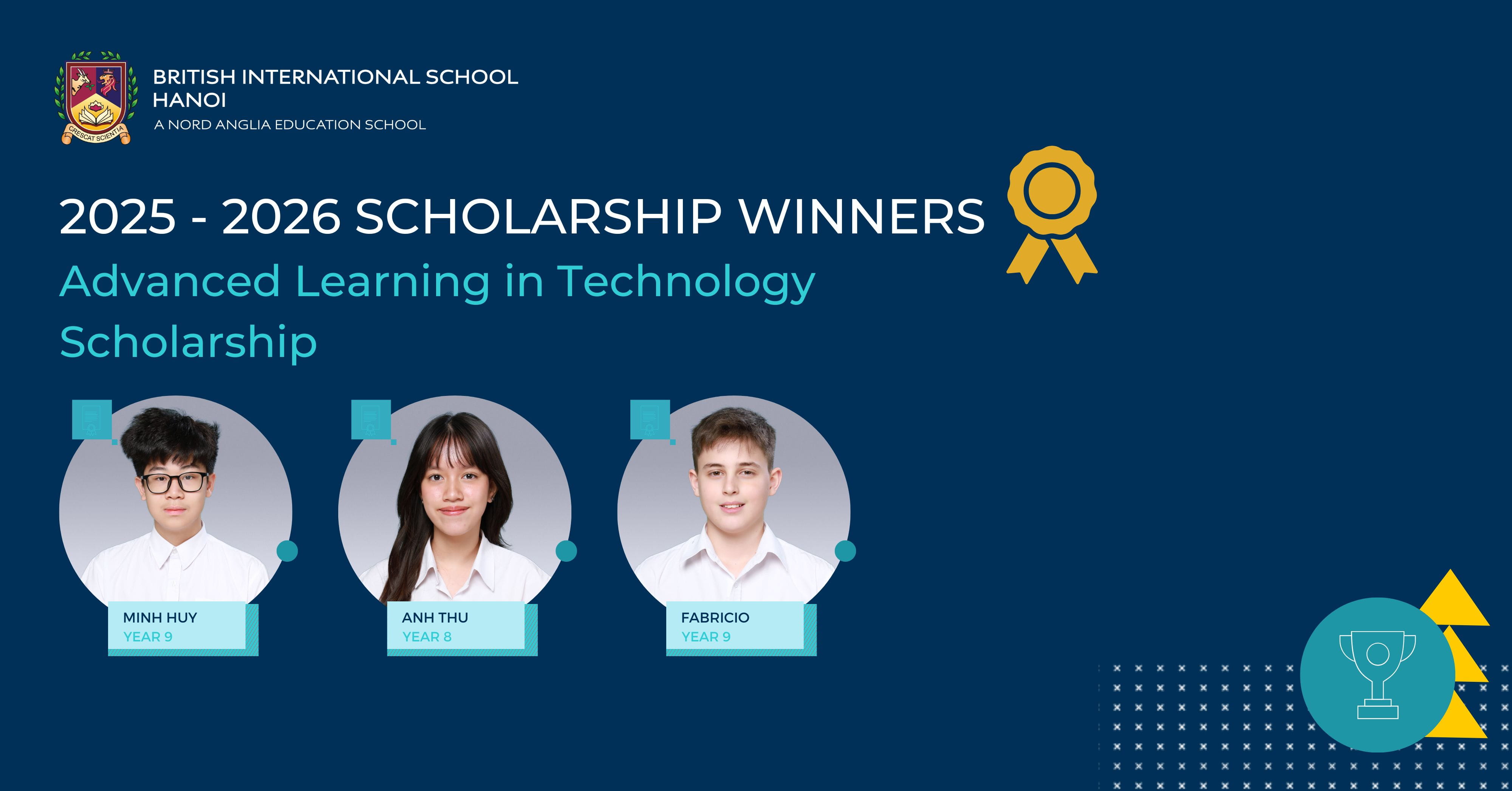 Celebrating our 2025 2026 BIS Hanoi scholars | British International School Hanoi - scholars 25-26