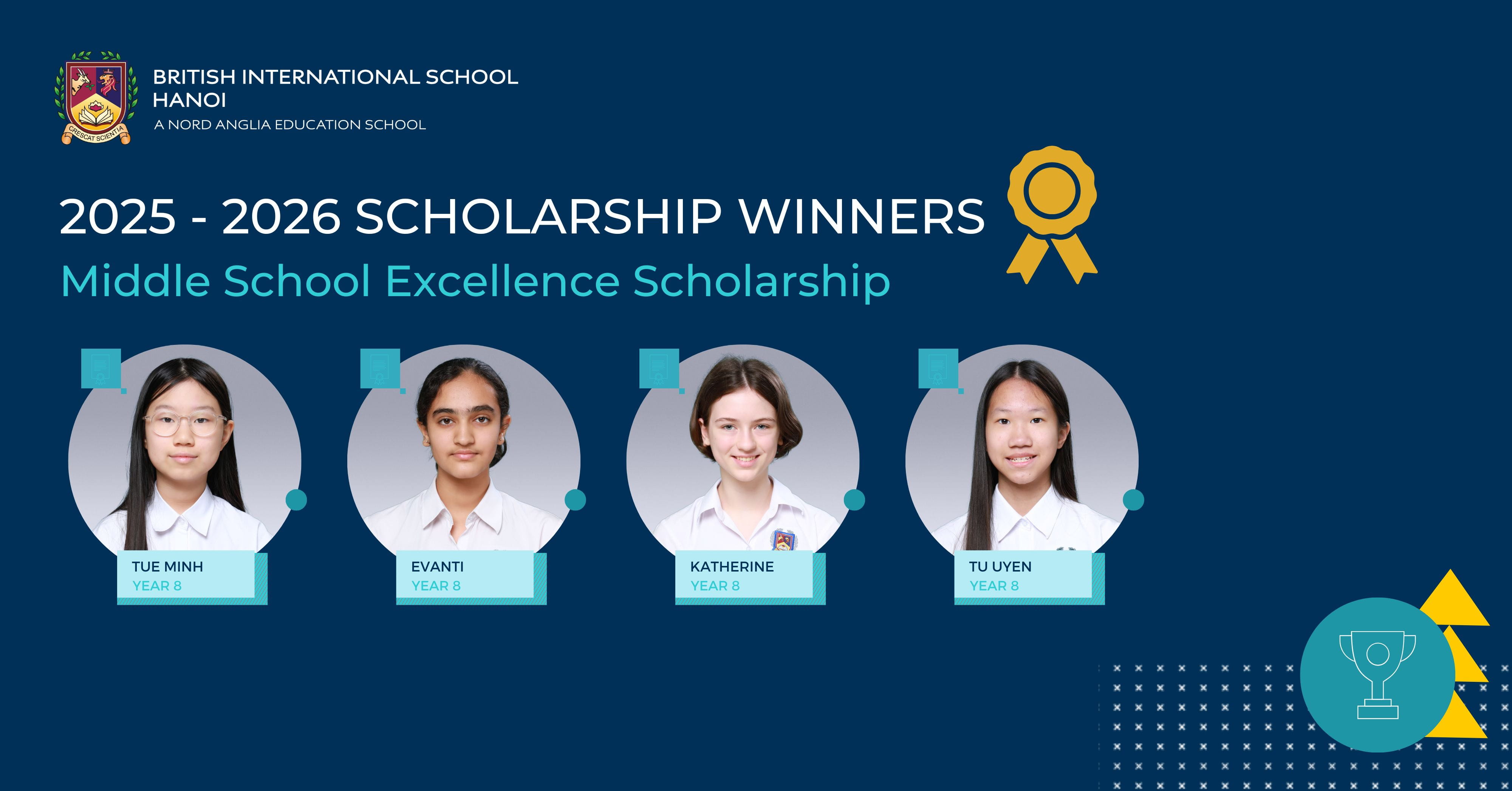 Celebrating our 2025 2026 BIS Hanoi scholars | British International School Hanoi - scholars 25-26