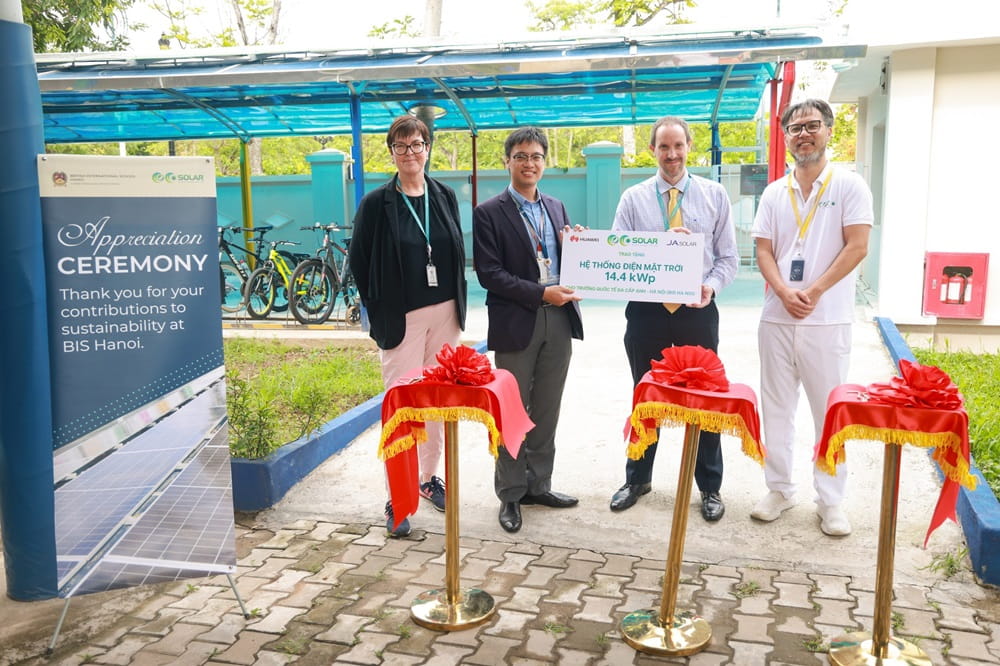 BIS Hanoi powers up with solar energy for a greener future | British International School Hanoi - BIS Hanoi powers up with solar energy for a greener future