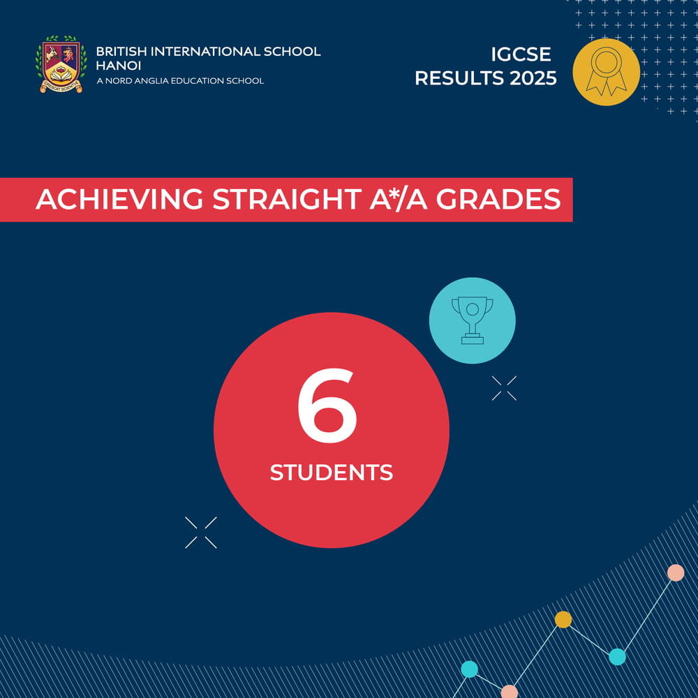 BIS Hanoi celebrates outstanding IGCSE results 2025 | British International School Hanoi - IGCSE 2025