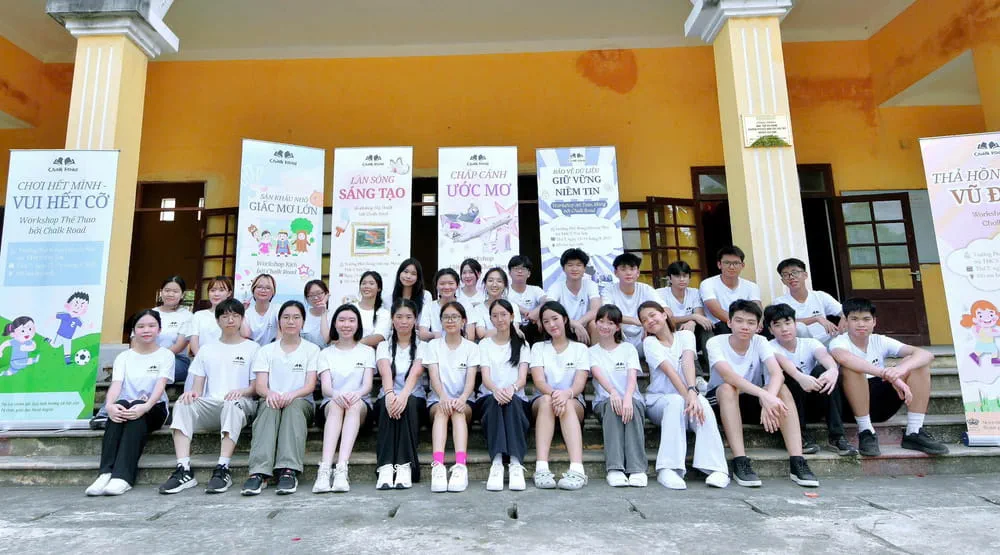 BIS Hanoi's student-led social impact project Chalk Road continues its mission to empower local students in Tuyen Quang | British International School Hanoi - BIS Hanoi students inspire young learners in Tuyen Quang