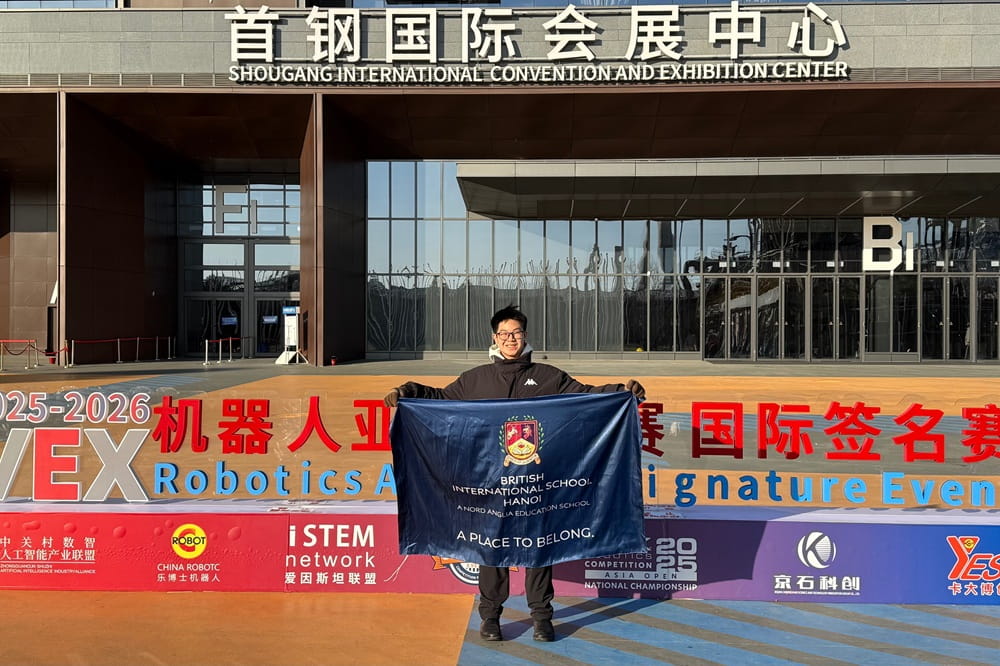 BIS Hanoi student qualifies for the 2026 VEX Robotics World Championship | British International School in Hanoi - BIS Hanoi student qualifies for the 2026 VEX Robotics World Championship