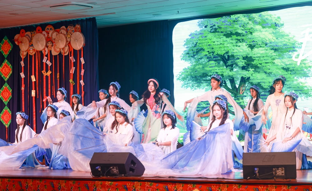 BIS Hanoi celebrates a joyful and vibrant Tet assembly | British International School Hanoi - tet assembly