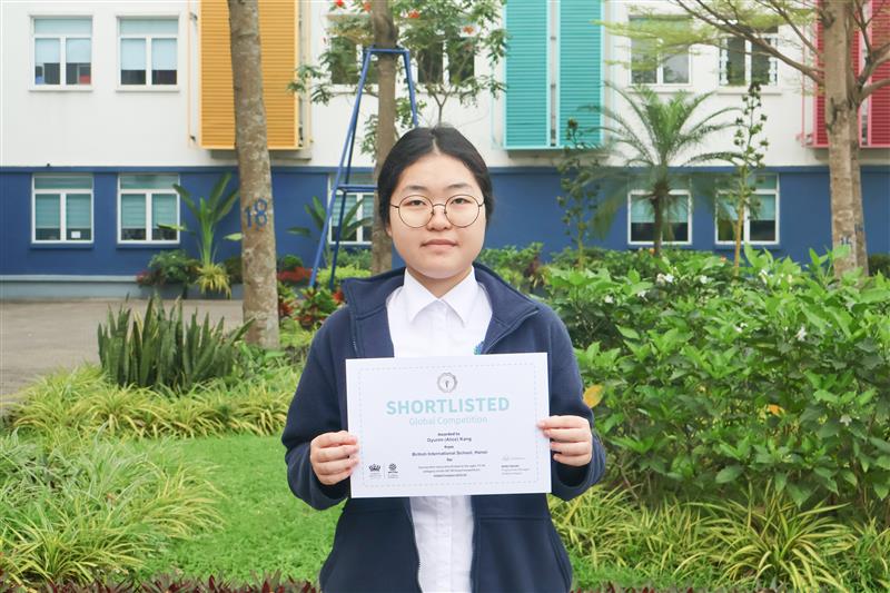 BIS Hanoi student shortlisted in Top 20 of Nord Anglia Global Campus Writing Competition | British International School in Hanoi - Celebrating Student Success in the Nord Anglia Global Campus Writing Competition