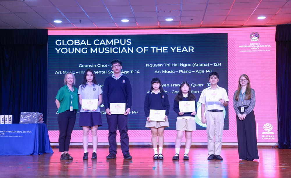 BIS Hanoi student celebrates success in Global Campus Virtual Young Musician of the Year competition | British International School in Hanoi - BIS Hanoi Global Campus Virtual Young Musician of the Year competition
