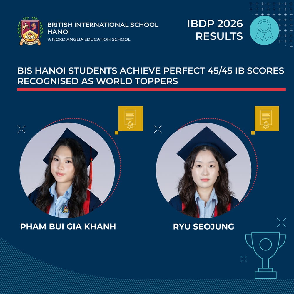 BIS Hanoi Class of 2026 celebrates outstanding IB Diploma results | British International School in Hanoi - Carousel For News Detail