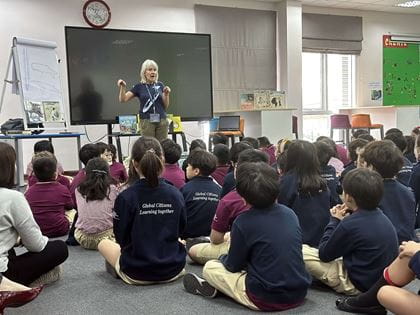 Author Nicola Davies visit BIS Hanoi