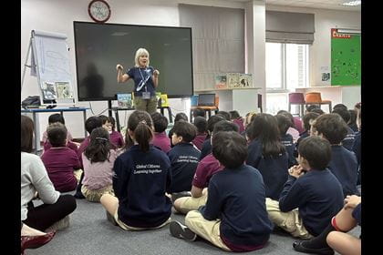 Author Nicola Davies visit BIS Hanoi