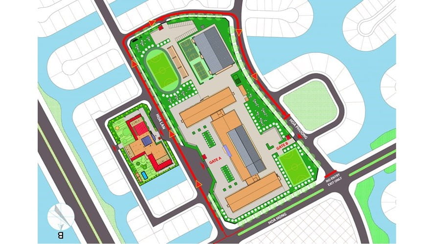 Traffic Plan for Gate B