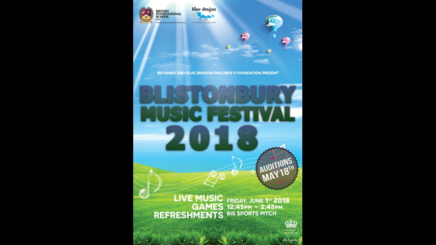 Welcome Back from the Holidays | British International School Hanoi-welcome-back-from-the-holidays-2018 06 01 Blisstonbury Music Festival