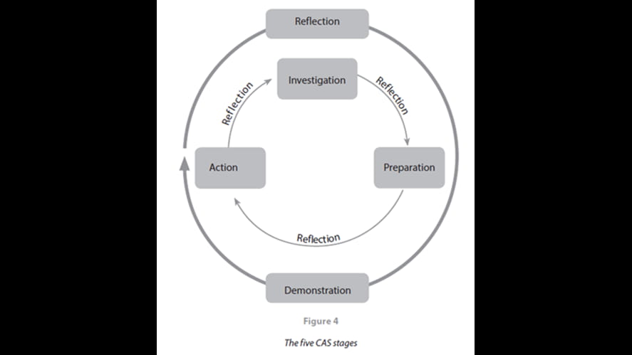 The five CAS stages