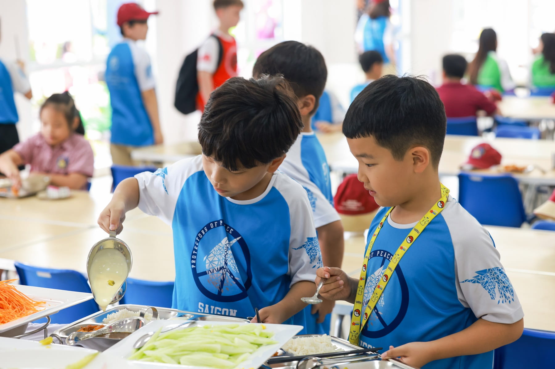 British international school Hanoi canteen