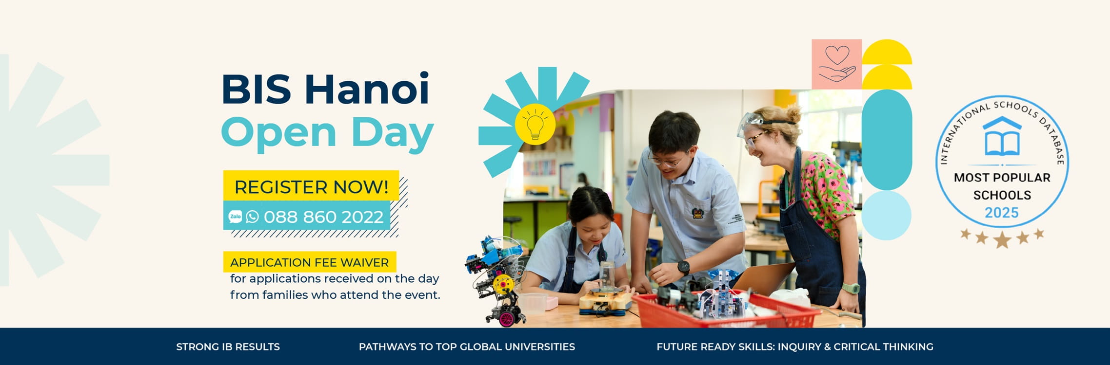 Welcome to BIS Hanoi - Content Page Header