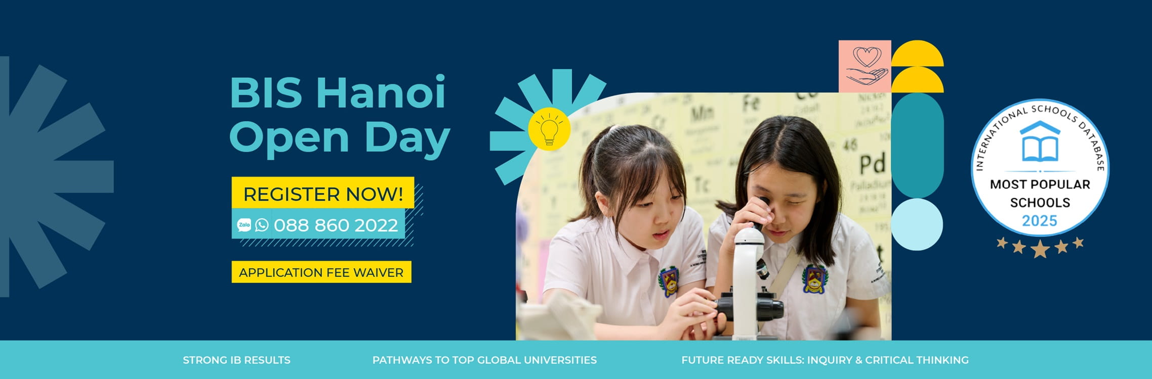 Open Day & School Tours | British International School Hanoi - Content Page Header