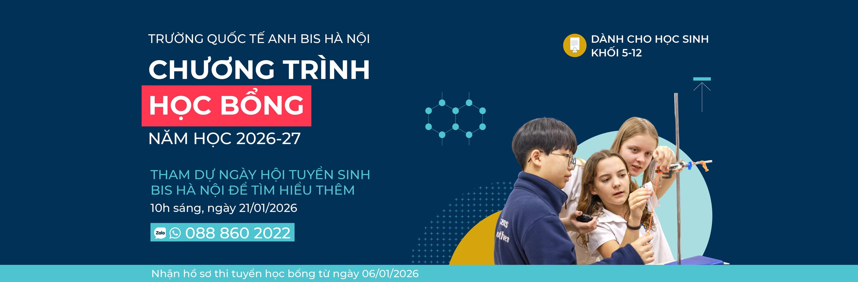Trường Quốc tế Anh BIS Hà Nội - Content Page Header