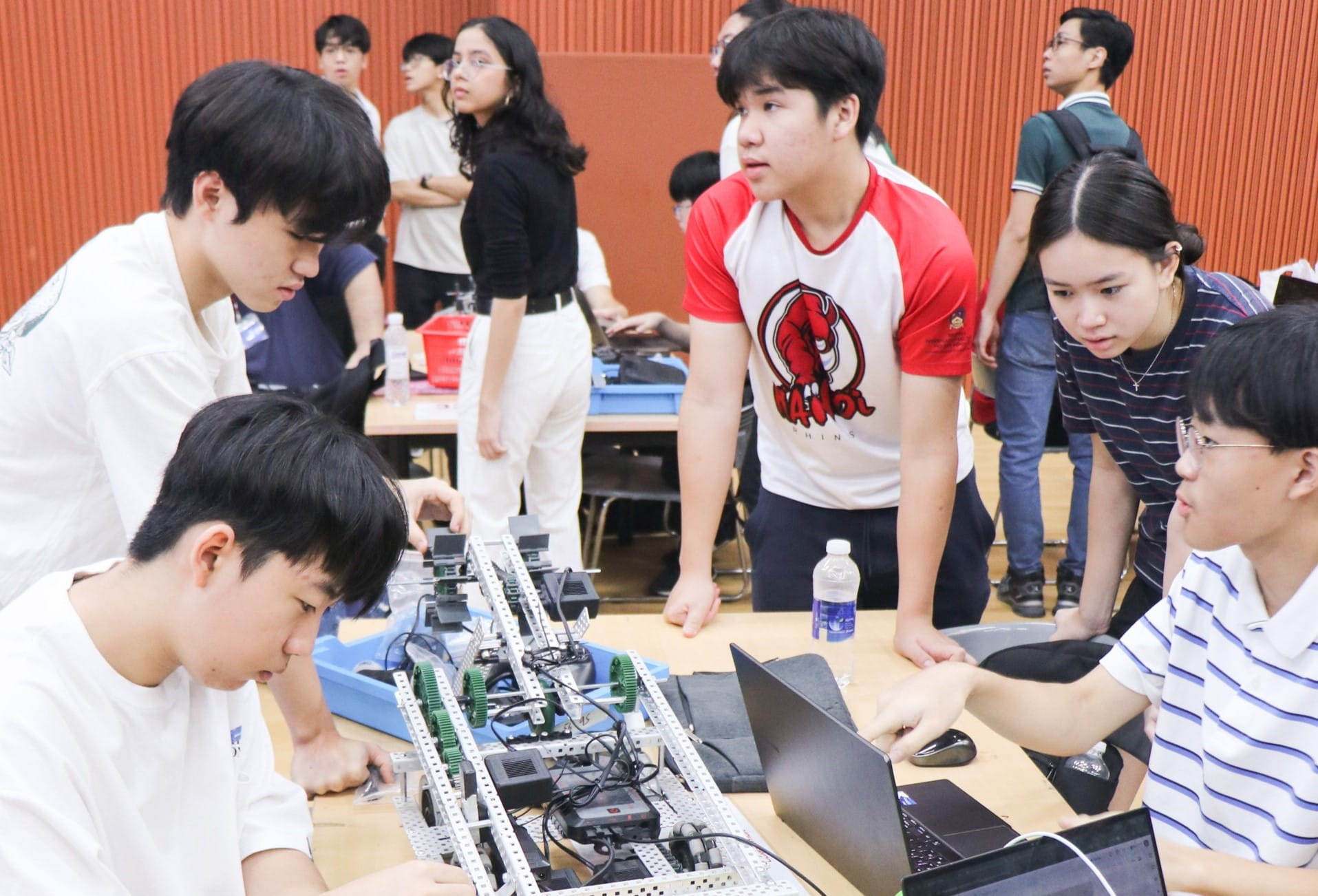 BIS HCMC robotics team build and programme two robots to compete at their first VEX Tournament - Carousel For News Detail