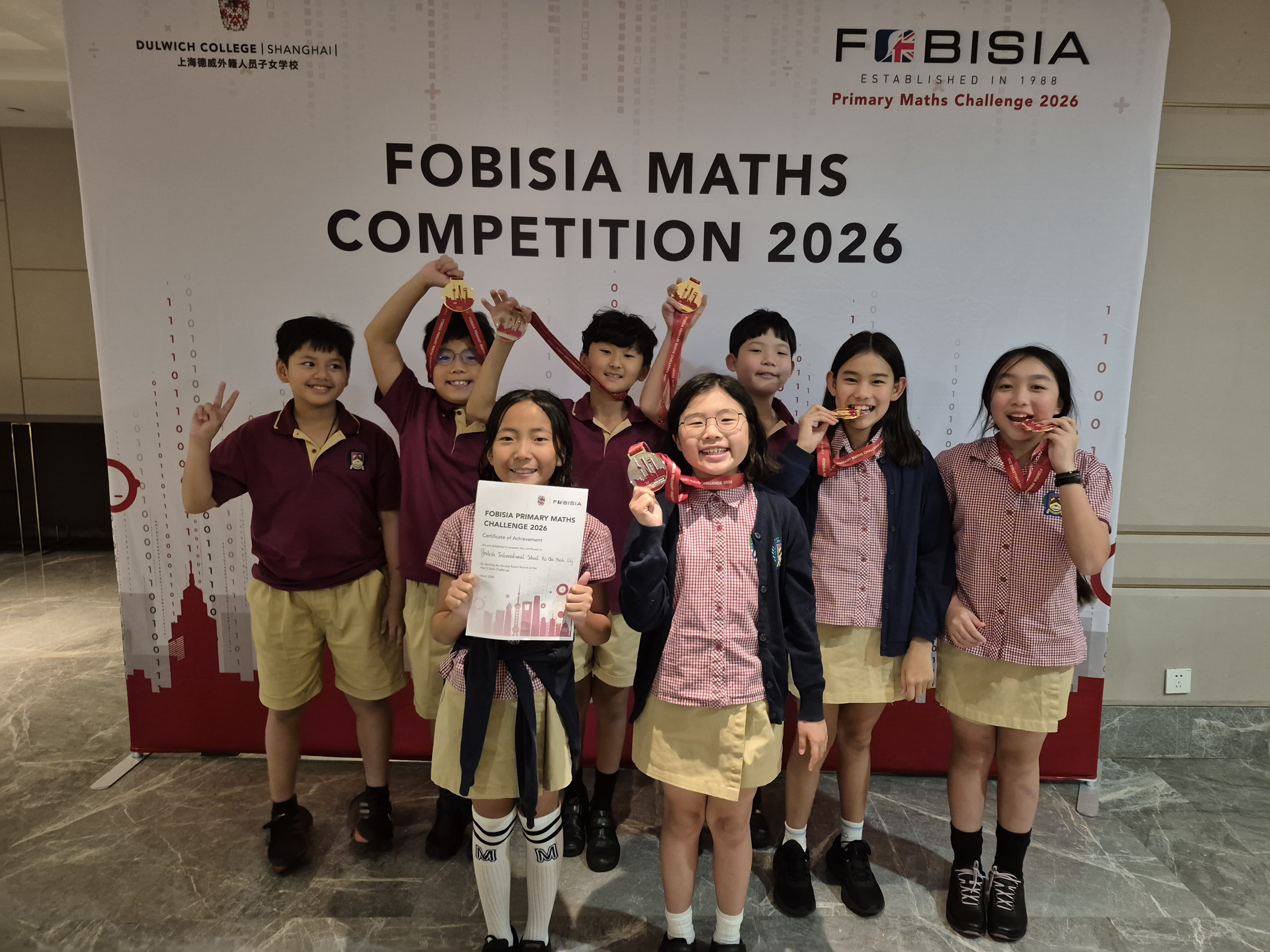 BIS HCMC Students Excel at FOBISIA Maths Challenge 2026 in Shanghai - BIS HCMC Students Excel at FOBISIA Maths Challenge 2026 in Shanghai