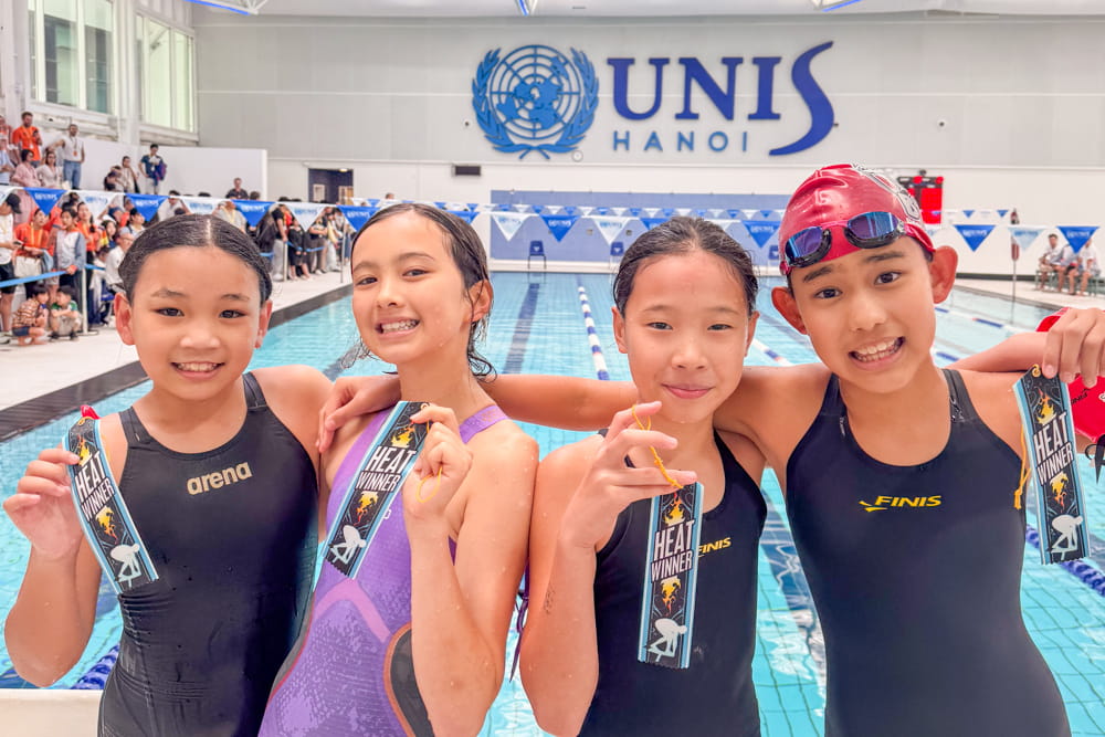 BIS Barracudas Bring Home Team Gold at UNIS Hanoi 2025! - UNIS Blog