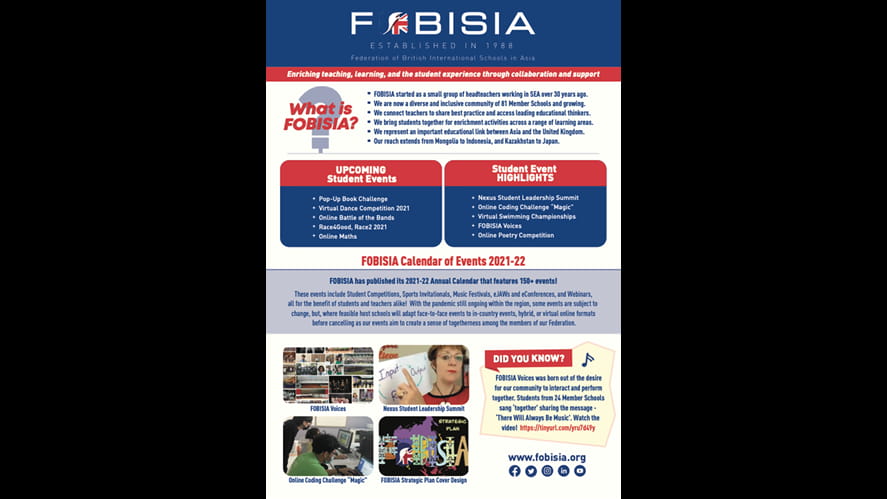 202109 FOBISIA SchoolNewsletter