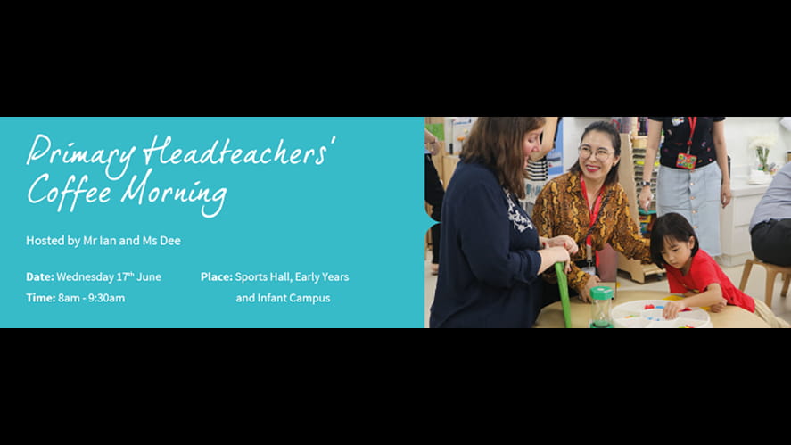 Primary Headteachers Coffee MorningWeb Banner June 2020