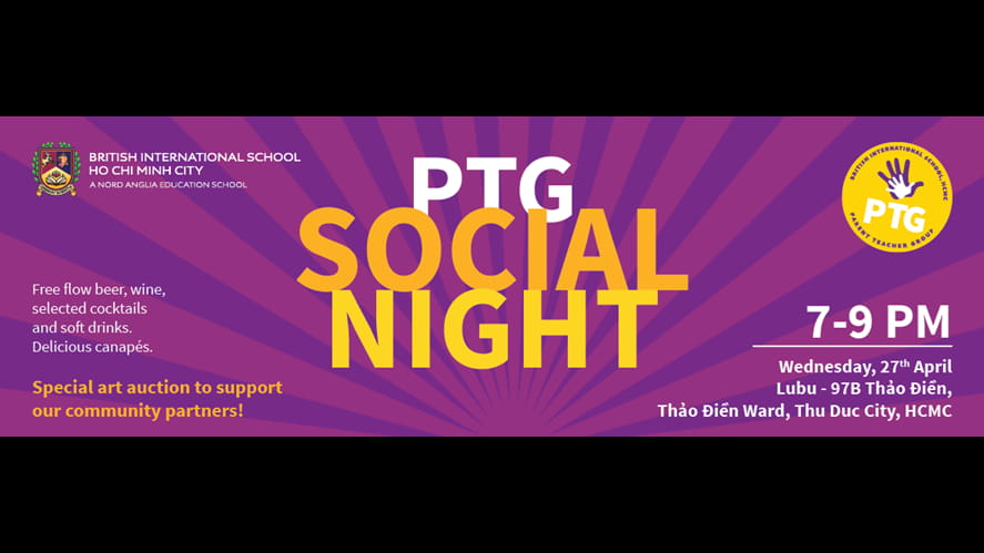 PTG Social Night  Wednesday 27th April
