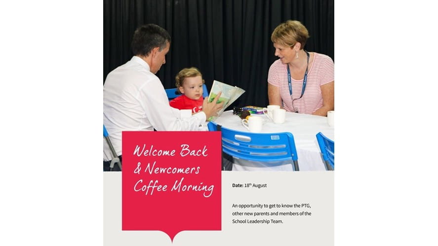Welcome back Coffee morning