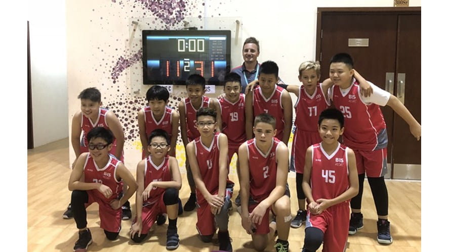 U14B boys basketball