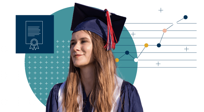 BIS Houston IBDP student graduating with honours