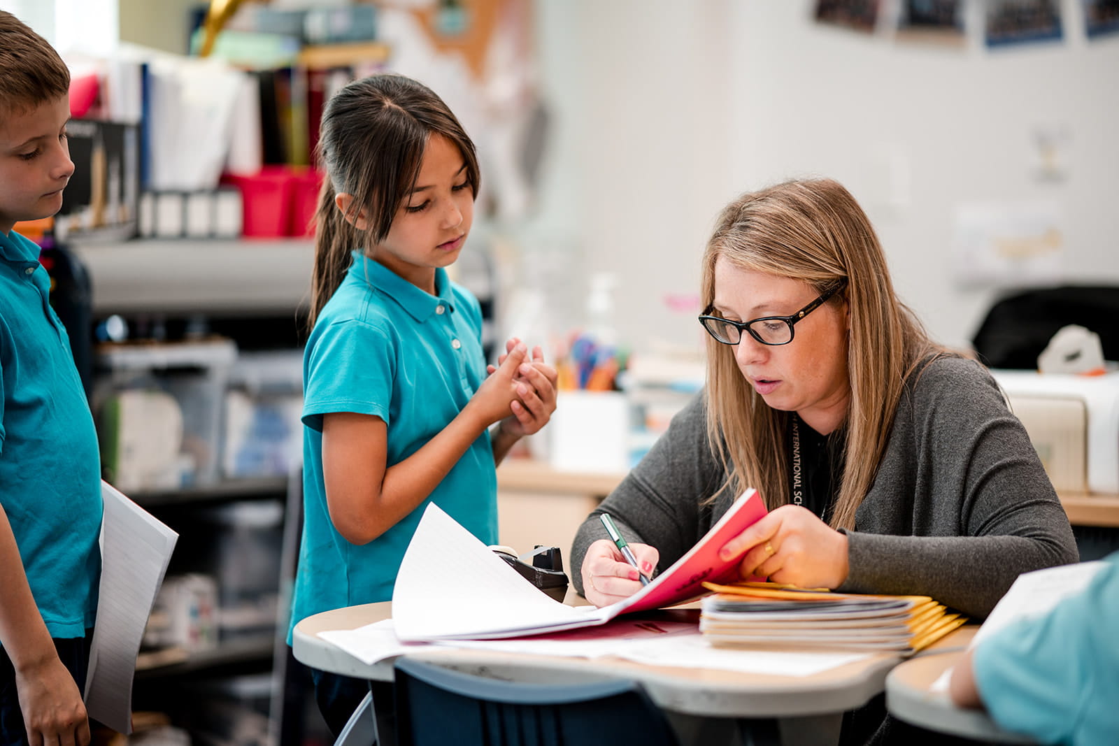 Teacher and Students