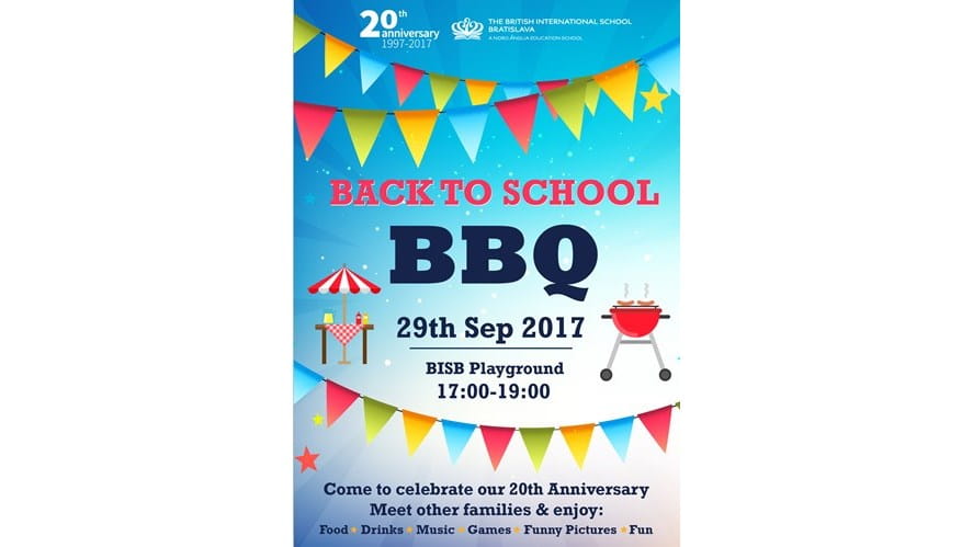 Back to School BBQ, 29th September 17:00-19:00 - back-to-school-bbq-29th-september-1700-1900