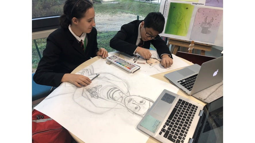 Year 8 Art Students are Learning to Draw Portraits-year-8-art-students-are-learning-to-draw-portraits-Diana_03