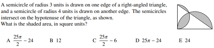 Maths competition