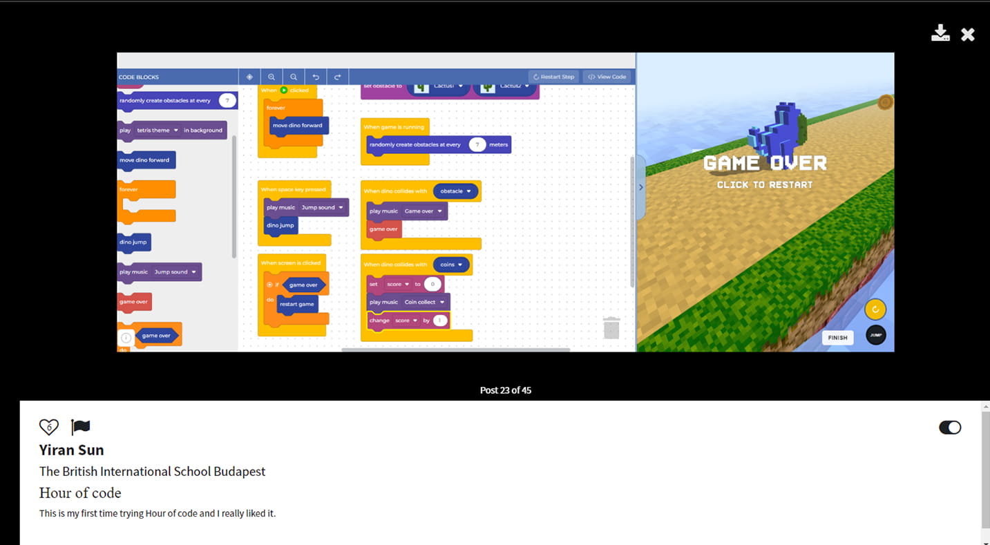 Hour of Code - Global Campus - Carousel For News Detail