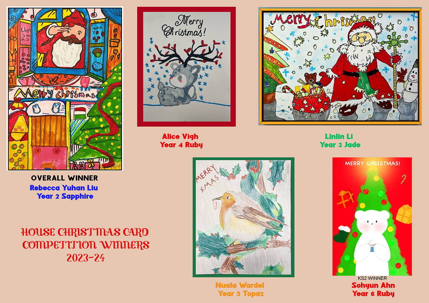 House Christmas Card competition Results - Carousel For News Detail