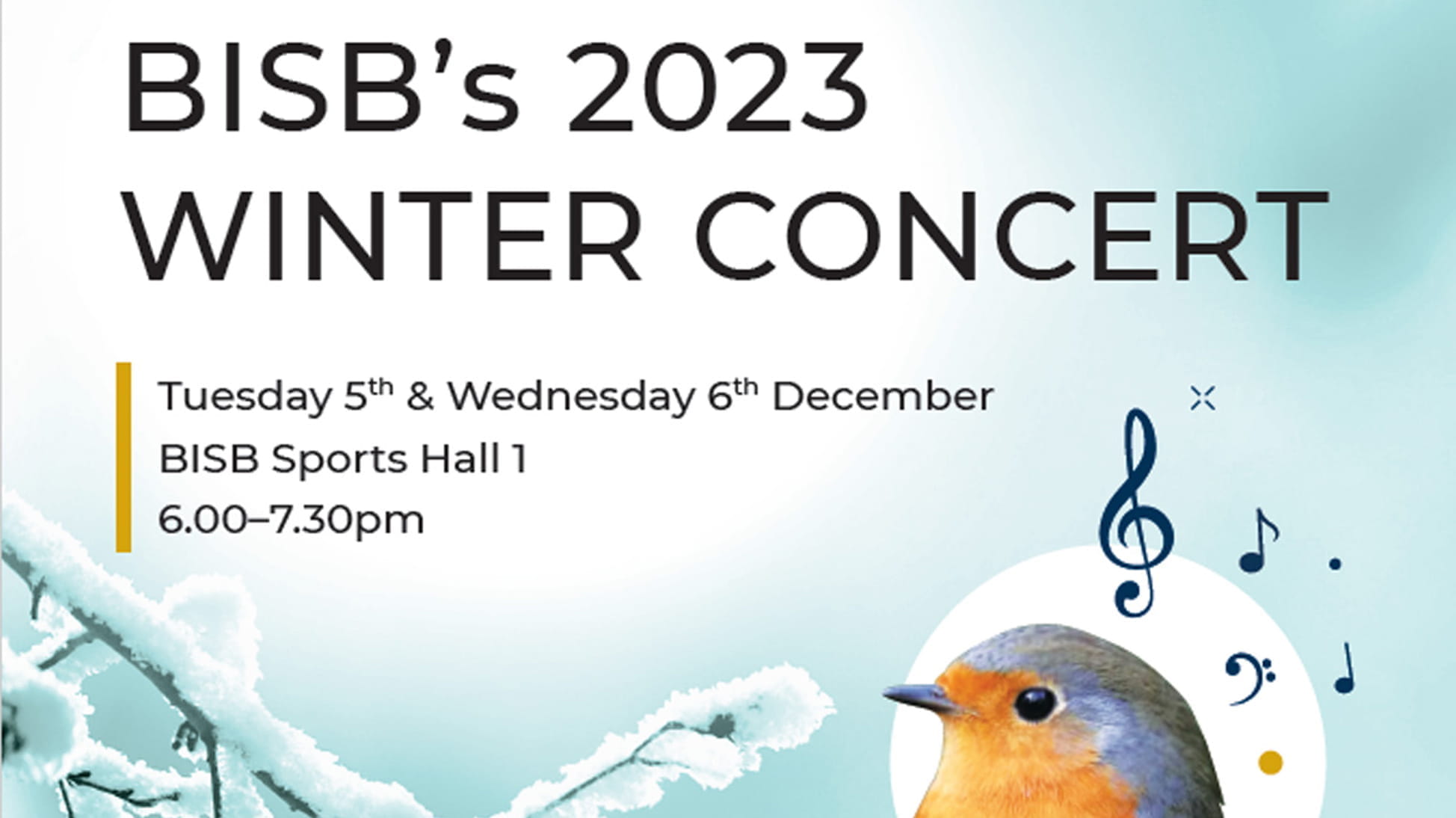 BISB's Winter Concert 2023 | BISB - Winter Concert