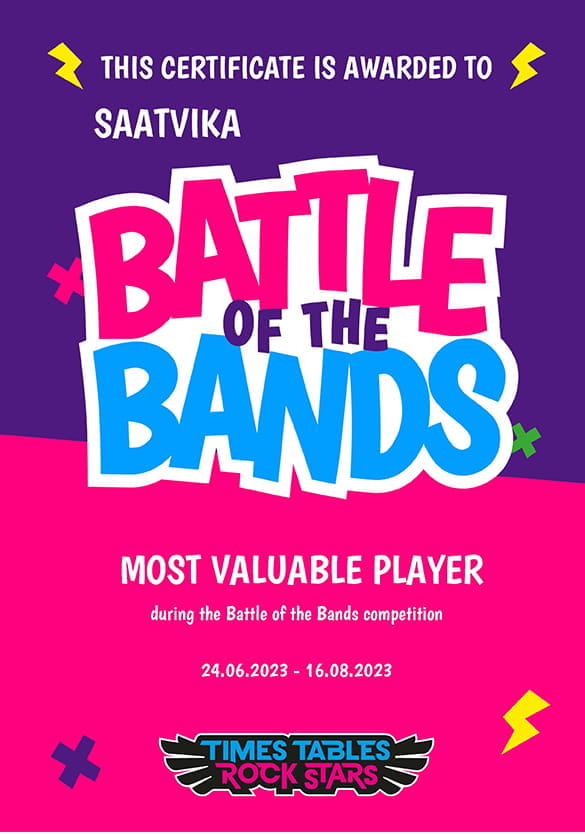 Year 3 Summer TT rockstars challenge - Carousel For News Detail