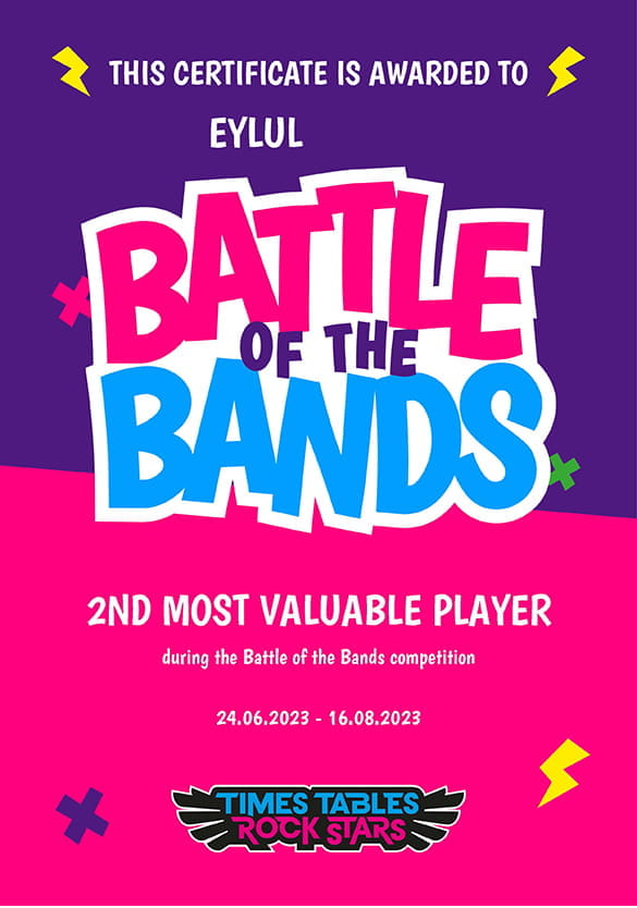 Year 3 Summer TT rockstars challenge - Carousel For News Detail