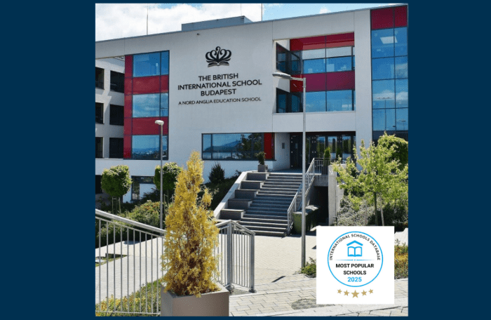 BISB Celebrates Recognition as One of Budapest’s Most Popular International Schools for 2025 - International Schools Database Names BISB in Most Popular International Schools in Budapest for 2025