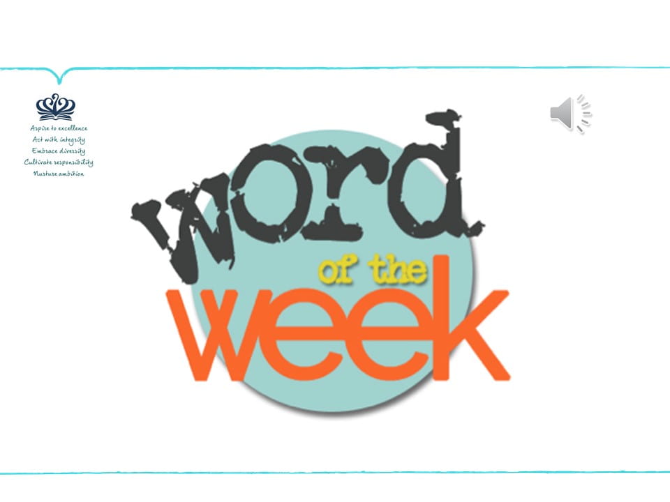 Word of the Week