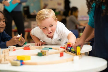 Student during morning hours at Chicago South Loop